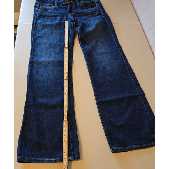 American Eagle Slim Boot Women's 10 Regular Stretch Blue Dark Wash - Picture 15 of 16